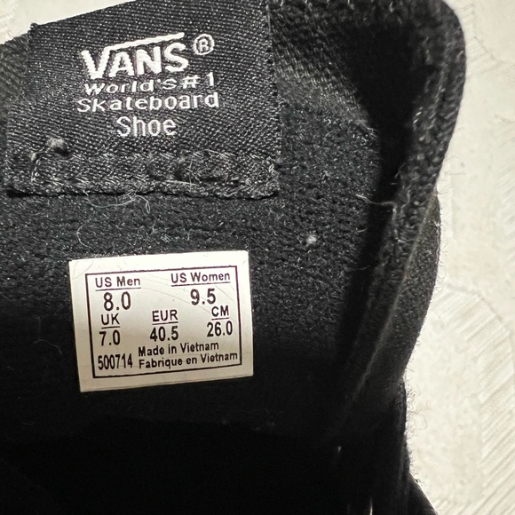 Vans unisex skateboard shoe US men8, US women 9.5 in perfect condition like new - Picture 3 of 5